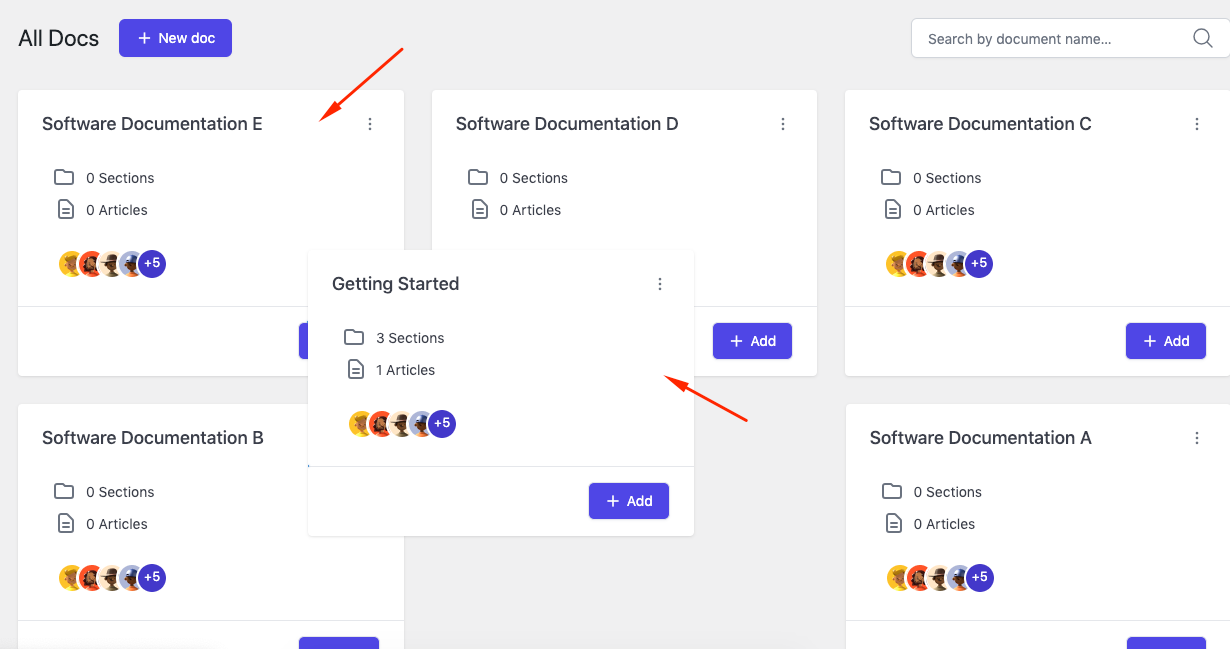 Moving main documentation to the preferred place
